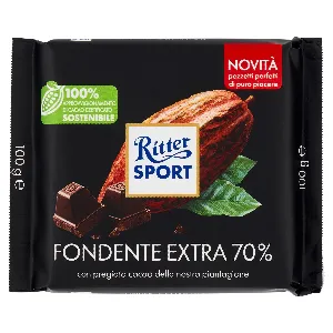 RITTER SPORT FONDENTE EXTRA 70% GR.100