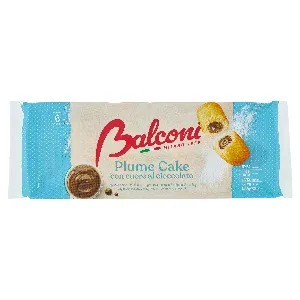 BALCONI 6 PLUMCAKE CON CUORE AL CIOCCOLATO GR.240