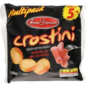 FORNO DAMIANI CROSTINI PROSCIUTTO GR.30X5