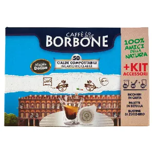 BORBONE 50 CIALDE MISCELA DECISA KIT C/ACCESSORI