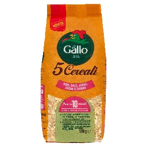 GALLO 5 CEREALI RISO ORZO FARRO AVENA GRANO GR.500