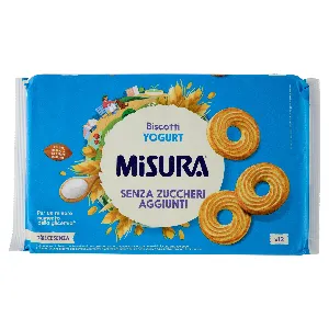 MISURA BISCOTTI SENZA ZUCCHERI ALLO YOGURT GR.400
