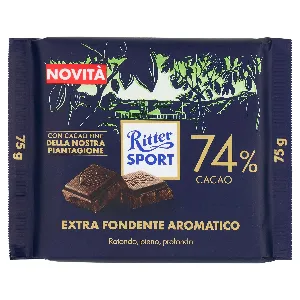 RITTER SPORT CACAO 74% E/FONDENTE AROMATICO GR.75
