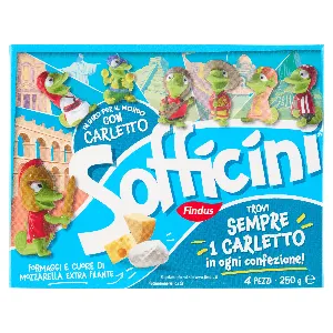 FINDUS SOFFICINI FORMAGGI E MOZZARELLA GR.250