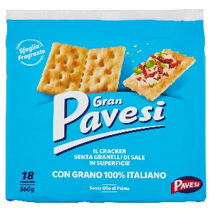 PAVESI CRACKERS GRANPAVESI NON SALATI GR.560