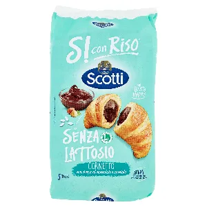 SCOTTI RISO SENZA LATTOSIO CORNETTO CIOCCX5 GR.240