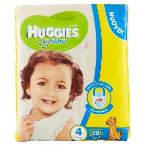 HUGGIES UNISTAR N.4 MAXI 7-18KG 1X6