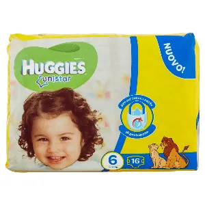 HUGGIES UNISTAR N.6 EXTRALARGE 15-30KG X12