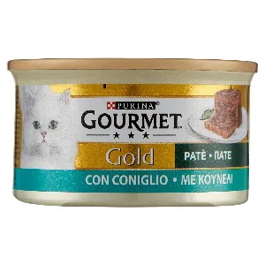 GOURMET GOLD GATTO PATE CONIGLIO GR.85