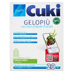 CUKI SACCHETTI GELO MEDI CM.23X32 LT.2,5 X20