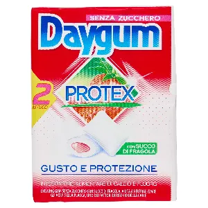 PERFETTI DAYGUM X2 PROTEX GEL FRAGOLA